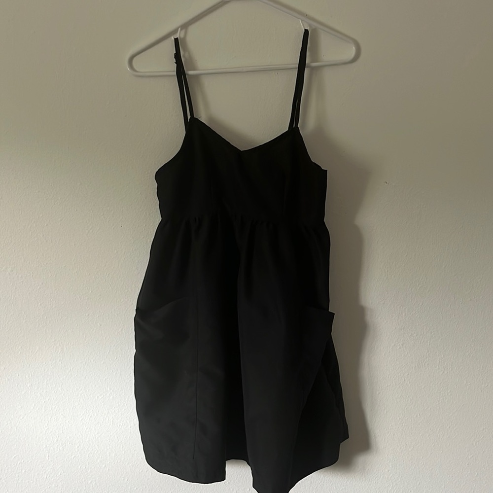 Black sundress with pockets